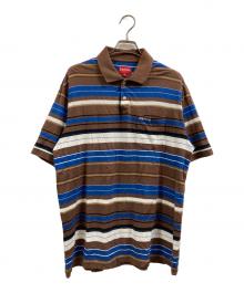 SUPREME（シュプリーム）の古着「マルチボーダーポロシャツ」｜ブラウン×ブルー