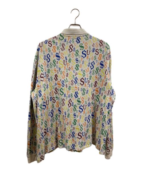 SUPREME（シュプリーム）SUPREME (シュプリーム) 22AW Currency Jacquard Zip L/S Polo マルチカラー サイズ:Mの古着・服飾アイテム