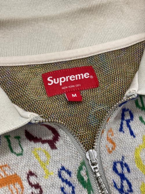 SUPREME（シュプリーム）SUPREME (シュプリーム) 22AW Currency Jacquard Zip L/S Polo マルチカラー サイズ:Mの古着・服飾アイテム