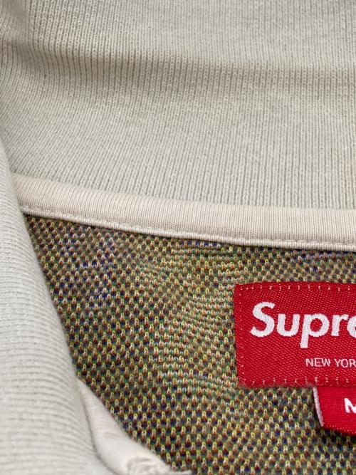 SUPREME（シュプリーム）SUPREME (シュプリーム) 22AW Currency Jacquard Zip L/S Polo マルチカラー サイズ:Mの古着・服飾アイテム