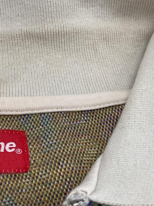 SUPREME（シュプリーム）SUPREME (シュプリーム) 22AW Currency Jacquard Zip L/S Polo マルチカラー サイズ:Mの古着・服飾アイテム