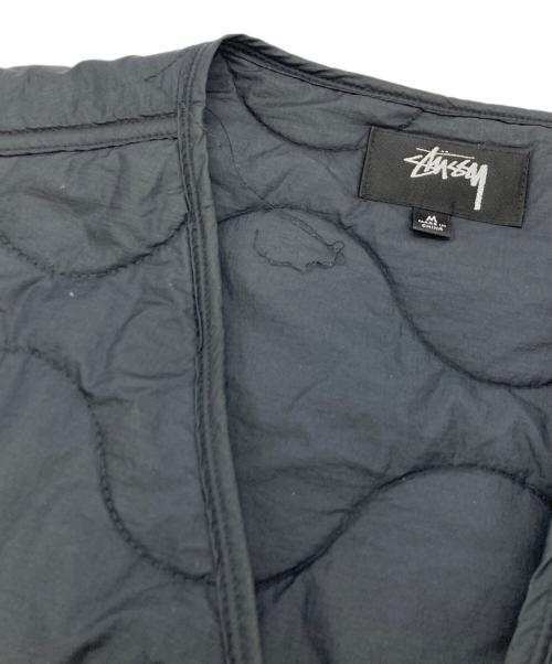 stussy（ステューシー）stussy (ステューシー) キルティングベスト ブラック サイズ:Ｍの古着・服飾アイテム