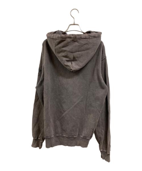AVIREX（アヴィレックス）AVIREX (アヴィレックス) ACID WASH ZIP UP HOODIE グレー サイズ:XLの古着・服飾アイテム