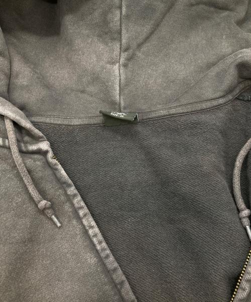 AVIREX（アヴィレックス）AVIREX (アヴィレックス) ACID WASH ZIP UP HOODIE グレー サイズ:XLの古着・服飾アイテム