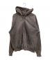 AVIREX（アヴィレックス）の古着「ACID WASH ZIP UP HOODIE」｜グレー