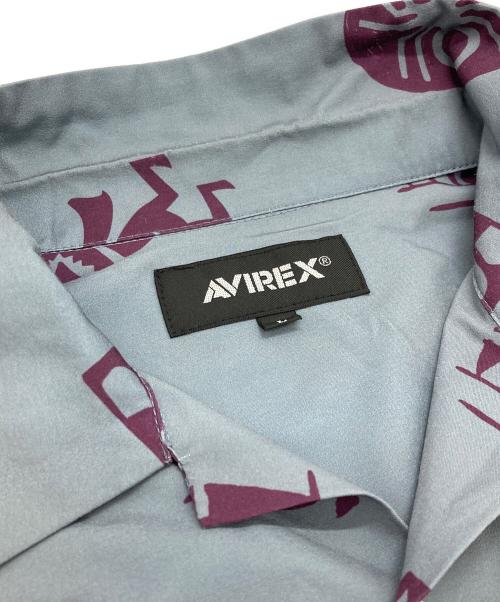 AVIREX（アヴィレックス）AVIREX (アヴィレックス) 半袖シャツ ブルー サイズ:Ⅼの古着・服飾アイテム