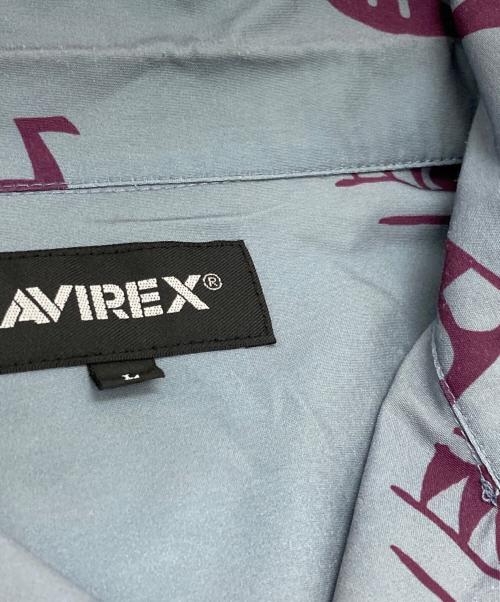 AVIREX（アヴィレックス）AVIREX (アヴィレックス) 半袖シャツ ブルー サイズ:Ⅼの古着・服飾アイテム