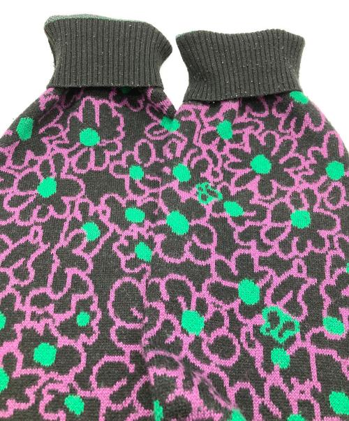SYUMAN.（シュウマン）SYUMAN. (シュウマン) Le rêve du papillon Sweater パープル×ブラック サイズ:FREEの古着・服飾アイテム