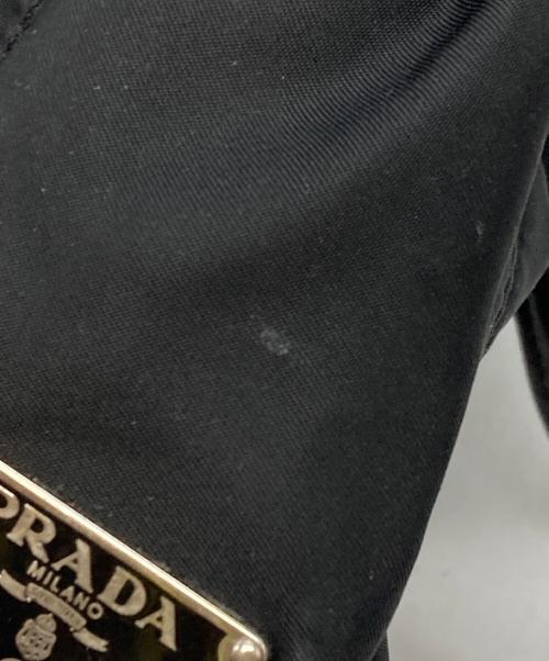 PRADA（プラダ）PRADA (プラダ) バックルハンドバッグ ブラックの古着・服飾アイテム