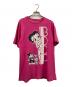 USED（ユーズド）の古着「プリントTシャツ」｜ピンク