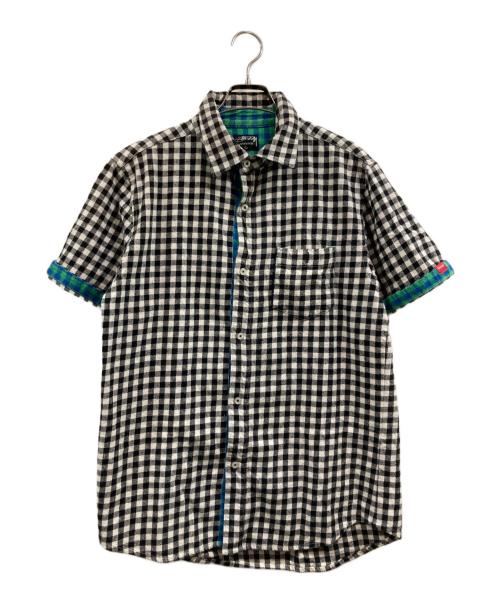 stussy（ステューシー）stussy (ステューシー) 半袖シャツ ブラック サイズ:Ⅼの古着・服飾アイテム