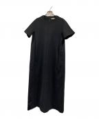 THE ROWザ ロウ）の古着「Round-neck Stretch-crepe Maxi Dress」｜ブラック