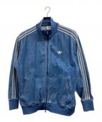 adidasアディダス）の古着「デニム ファイヤーバード トラックトップ」｜インディゴ