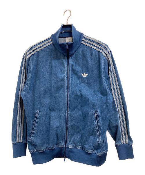 adidas（アディダス）adidas (アディダス) デニム ファイヤーバード トラックトップ インディゴ サイズ:3XLの古着・服飾アイテム