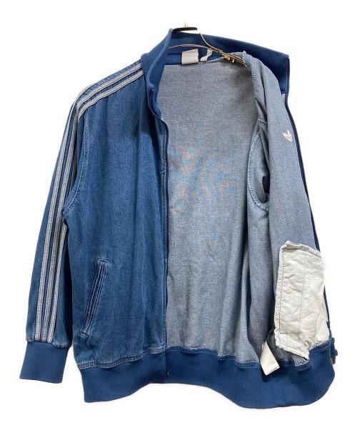 adidas（アディダス）adidas (アディダス) デニム ファイヤーバード トラックトップ インディゴ サイズ:3XLの古着・服飾アイテム