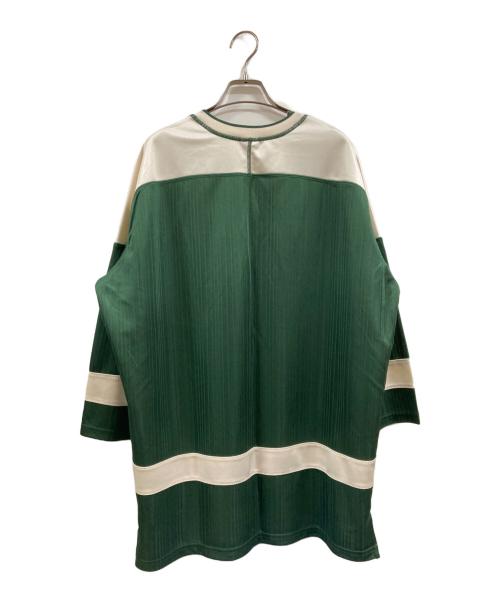 NIKE（ナイキ）NIKE (ナイキ) ゲームシャツオーバーサイズド ジャージー チュニック グリーン サイズ:XLの古着・服飾アイテム