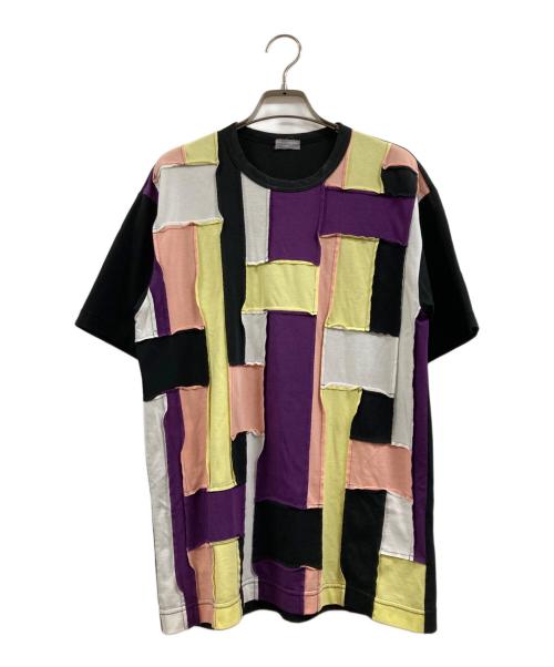 COMME des GARCONS HOMME（コムデギャルソン オム）COMME des GARCONS HOMME (コムデギャルソン オム) パッチワークTシャツ マルチカラー サイズ:FREEの古着・服飾アイテム