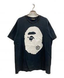 A BATHING APE（アベイシングエイプ）の古着「両面ビッグロゴTシャツ」｜ブラック