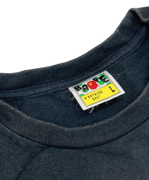 A BATHING APE（アベイシングエイプ）A BATHING APE (アベイシングエイプ) 両面ビッグロゴTシャツ ブラック サイズ:Ⅼの古着・服飾アイテム