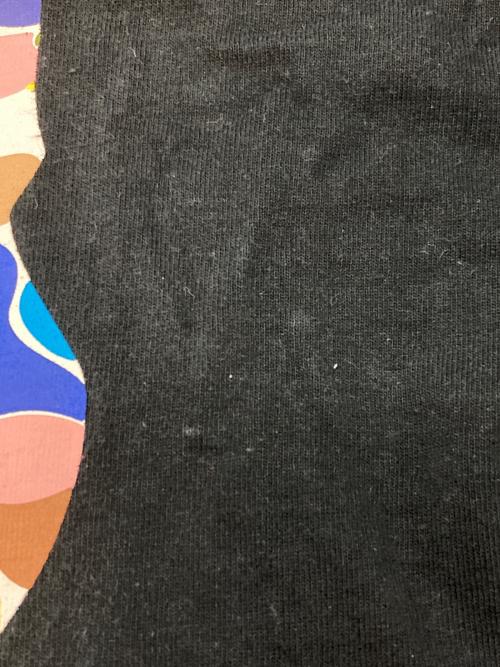A BATHING APE（アベイシングエイプ）A BATHING APE (アベイシングエイプ) 両面ビッグロゴTシャツ ブラック サイズ:Ⅼの古着・服飾アイテム