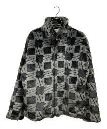 adidas Originals（アディダスオリジナル）の古着「総柄プリント ファージャケット」｜グレー