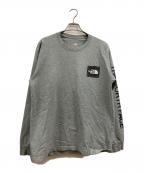 THE NORTH FACEザ ノース フェイス）の古着「L/S SLEEVE GRAPHIC TEE」｜グレー
