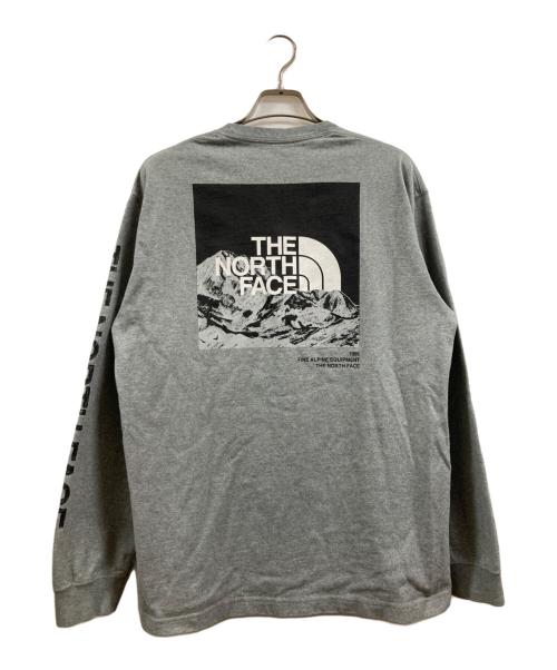 THE NORTH FACE（ザ ノース フェイス）THE NORTH FACE (ザ ノース フェイス) L/S SLEEVE GRAPHIC TEE グレー サイズ:Ⅼの古着・服飾アイテム