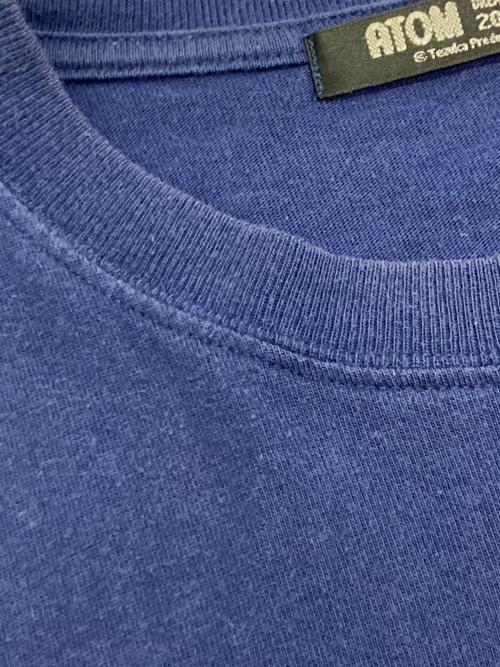 ATOM（アトム）ATOM (アトム) プリントTシャツ ネイビー サイズ:Lの古着・服飾アイテム