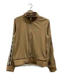 LACOSTE（ラコステ）の古着「ベルベットトラックジャケット」｜ベージュ