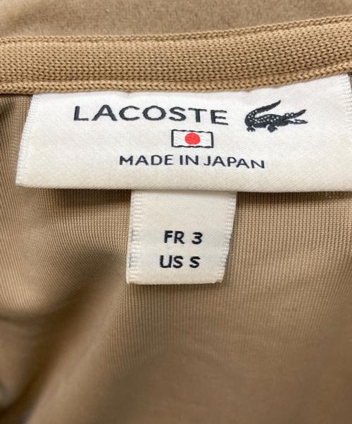 LACOSTE（ラコステ）LACOSTE (ラコステ) ベルベットトラックジャケット ベージュ サイズ:Sの古着・服飾アイテム
