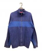 SUPREMEシュプリーム）の古着「2-Tone Ribbed Zip Up Sweater」｜ブルー