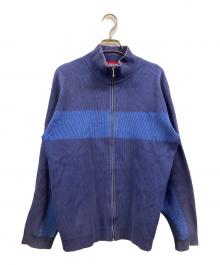 SUPREME（シュプリーム）の古着「2-Tone Ribbed Zip Up Sweater」｜ブルー