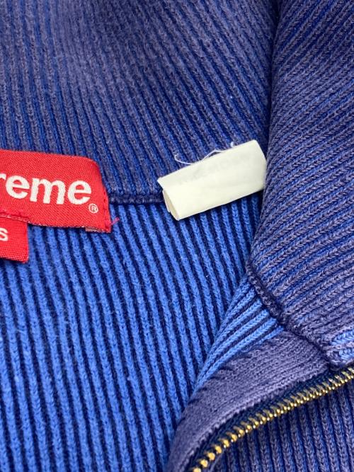 SUPREME（シュプリーム）SUPREME (シュプリーム) 2-Tone Ribbed Zip Up Sweater ブルー サイズ:Sの古着・服飾アイテム