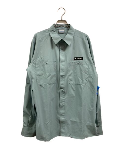 Columbia（コロンビア）Columbia (コロンビア) グレイシャルビスタロングスリーブシャツ ブルー サイズ:L 未使用品の古着・服飾アイテム
