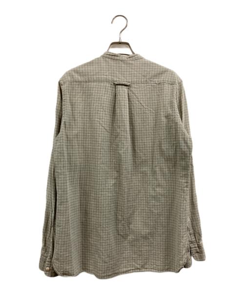 nestrobe confect（ネストローブ コンフェクト）nestrobe confect (ネストローブ コンフェクト) バンドカラーシャツ グレー サイズ:3の古着・服飾アイテム