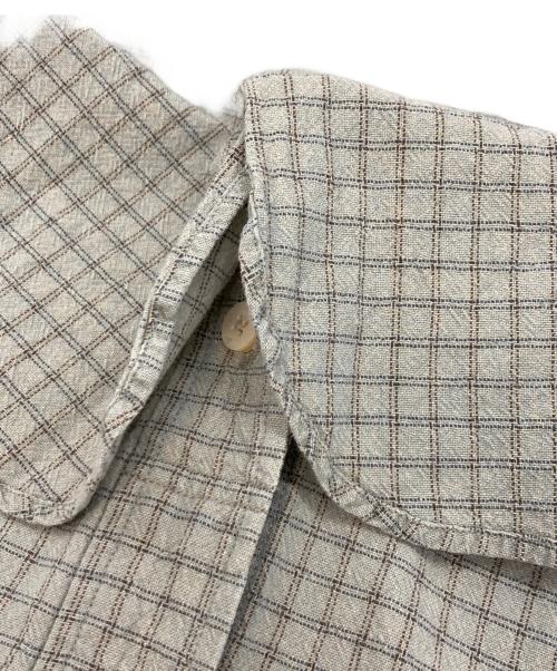 nestrobe confect（ネストローブ コンフェクト）nestrobe confect (ネストローブ コンフェクト) バンドカラーシャツ グレー サイズ:3の古着・服飾アイテム
