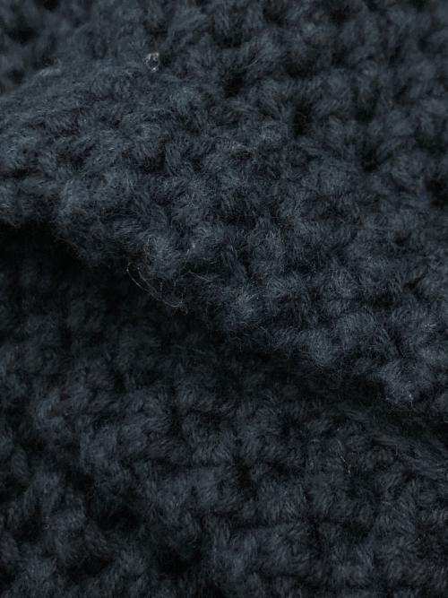 stussy（ステューシー）stussy (ステューシー) OVER DYED MESH CREW KNIT TEE ブラック サイズ:Sの古着・服飾アイテム