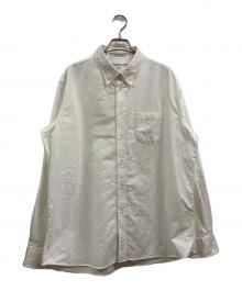 INDIVIDUALIZED SHIRTS（インディビジュアライズドシャツ）の古着「24HOURS/7DAYS A WEEK SHIRTS」｜ホワイト