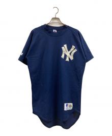 RUSSELL ATHLETIC（ラッセルアスレチック）の古着「メッシュカットソー」｜ネイビー