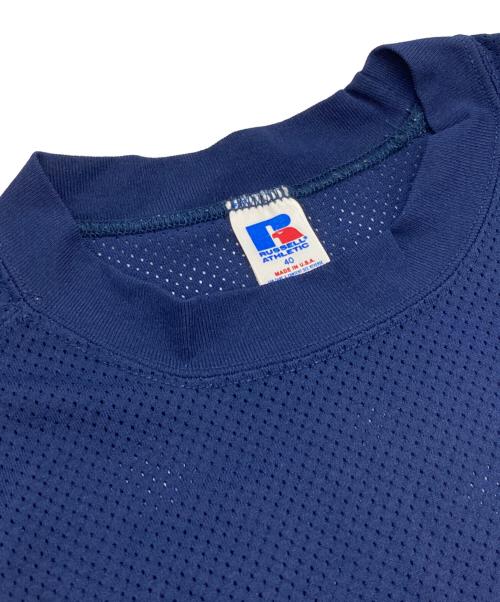 RUSSELL ATHLETIC（ラッセルアスレチック）RUSSELL ATHLETIC (ラッセルアスレチック) メッシュカットソー ネイビー サイズ:40の古着・服飾アイテム
