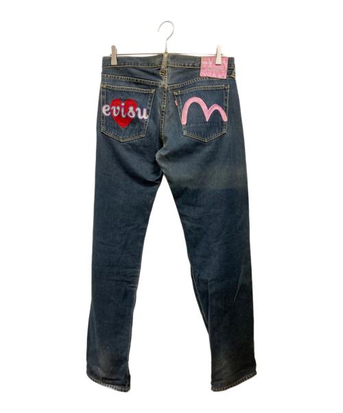 EVISU（エヴィス）EVISU (エヴィス) DONNAデニムパンツ ブルー サイズ:78.5cm (W31)の古着・服飾アイテム