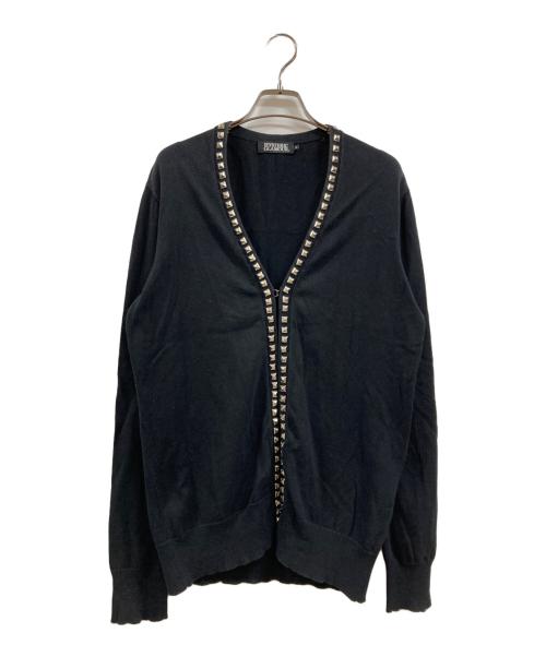 Hysteric Glamour（ヒステリックグラマー）Hysteric Glamour (ヒステリックグラマー) スタッズカーディガン ブラック サイズ:Sの古着・服飾アイテム