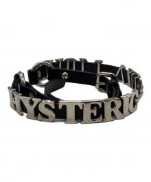 Hysteric Glamour（ヒステリックグラマー）の古着「ロゴミックススリムベルト」｜ブラック
