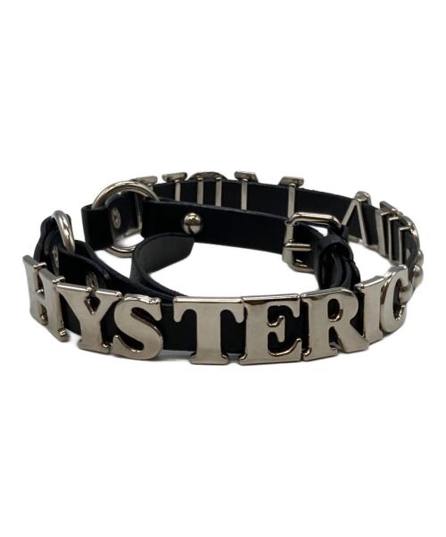 Hysteric Glamour（ヒステリックグラマー）Hysteric Glamour (ヒステリックグラマー) ロゴミックススリムベルト ブラックの古着・服飾アイテム