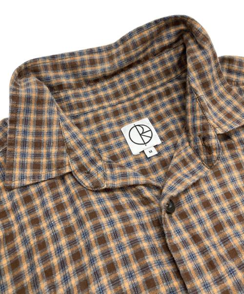POLAR SKATE CO.（ポーラースケートカンパニー）POLAR SKATE CO. (ポーラースケートカンパニー) MITCHELL POPLIN SHIRT ベージュ サイズ:Mの古着・服飾アイテム