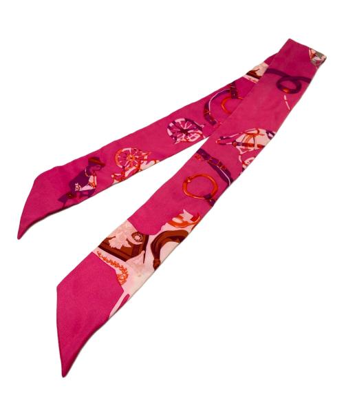 HERMES（エルメス）HERMES (エルメス) A TOUT EN CARRE ピンクの古着・服飾アイテム