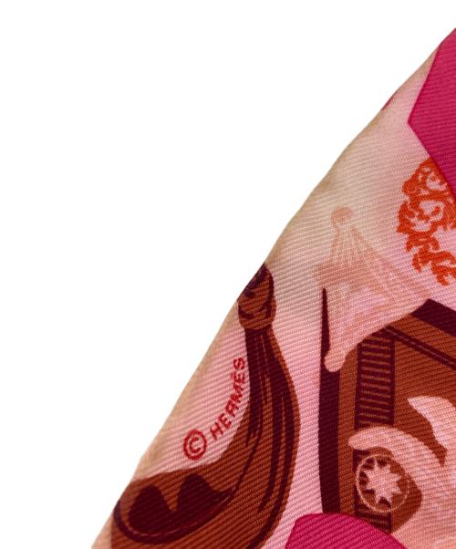 HERMES（エルメス）HERMES (エルメス) A TOUT EN CARRE ピンクの古着・服飾アイテム