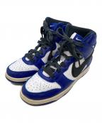NIKE×AMBUSHナイキ×アンブッシュ）の古着「Dunk High "Deep Royal"」｜ホワイト×ネイビー