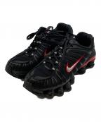 NIKEナイキ）の古着「SHOX TL BLACK/METALLIC SILVER-UNIVERSITY RED」｜ブラック