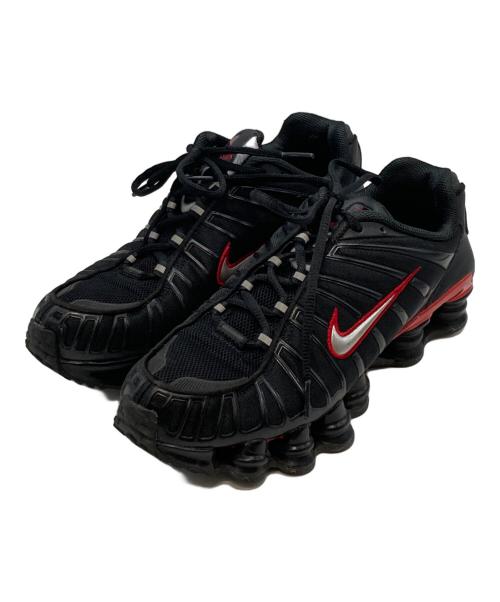NIKE（ナイキ）NIKE (ナイキ) SHOX TL BLACK/METALLIC SILVER-UNIVERSITY RED ブラック サイズ:24.5cmの古着・服飾アイテム